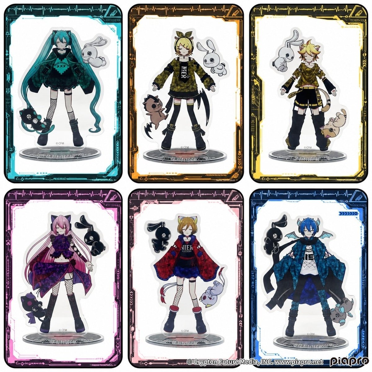NieR_tokyo's tweet photo. 🚫Coming soon...🚫
2026年9月1日 0:00〜
🌟ピアプロキャラクターズ×NIERコラボ商品 販売決定🌟

キャラクター同士がコラボした
CUTEな描き下ろしデザインは必見💥

カットソーなどのアパレルだけでなく、
アクリルキーホルダーやアクリルスタンドの販売も🌟

詳しい詳細はこちら https://t.co/8uzwvbpio7

#初音ミク #鏡音リン #鏡音レン #巡音ルカ #MEIKO #KAITO #ピアプロキャラクターズ