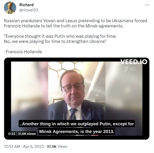 For_the_skies's tweet photo. @MarkusNyb @Bucleor @RasmusJarlov @fiveways65 @MichaelVektor The fact you don't even know the Ukraine war is a premeditated, deliberate war of aggression by the West against Russia speaks loudly on how propaganda and disinformation is all you're allowed to hear in the EU.

You really don't know anything about things, at all. https://t.co/K492y8FADD