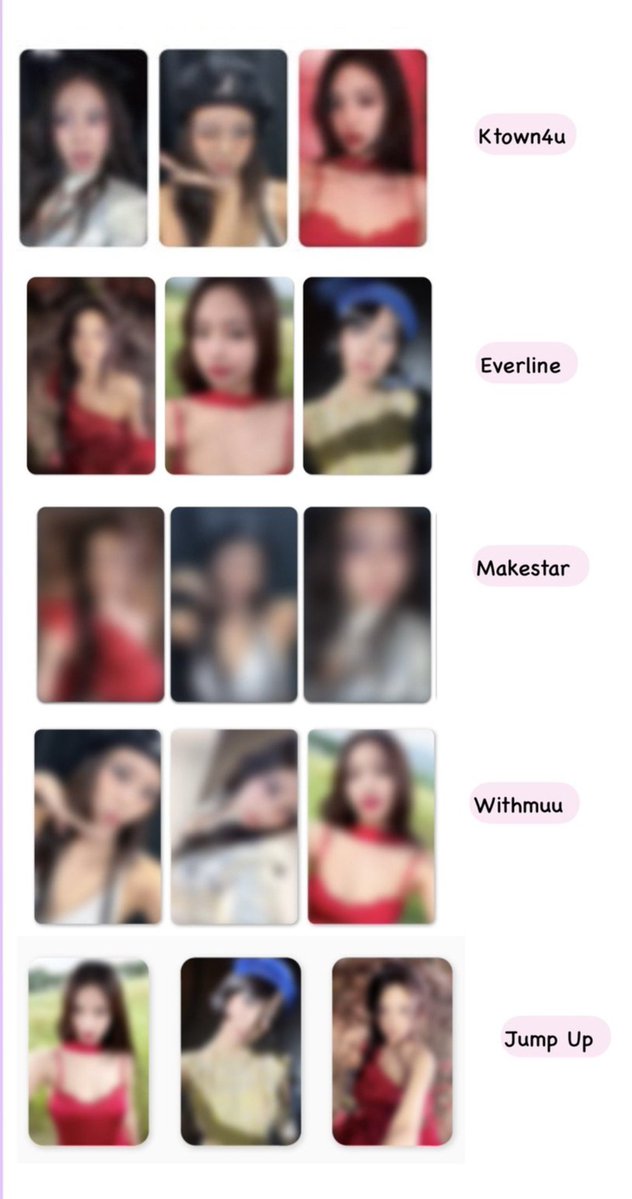 randomtots5089's tweet photo. wts lfb 🇵🇭

Jennie Fallen Angel POB Set (3pcs)- 820php/15 usd per site
Everline/Jump Up/Ktown/Makestar/Withmuu
-100 dp (per site), rembal 10/25
-FETA once shipped
-can ship ww
-PayPal F&F/Wise (usd only)
❌ sensitive, impatient ❌

jennie jisoo lisa rosé ruby yizhiyu yzy qq music ktown deadline wink go sell 지수 제니 로제 리사 앨범 판매 대량양도