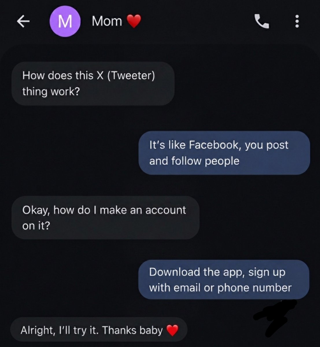 Ruthhaslanded's tweet photo. My mom this morning.... https://t.co/HSuTwCU3gS