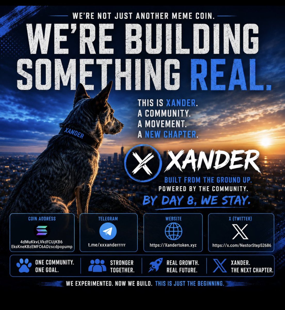Omacrypto01's tweet photo. @blknoiz06 Now is the time to lock in with $XANDER, launch is close…..

Bullish community, great lore! https://t.co/89wVHjNDk9
