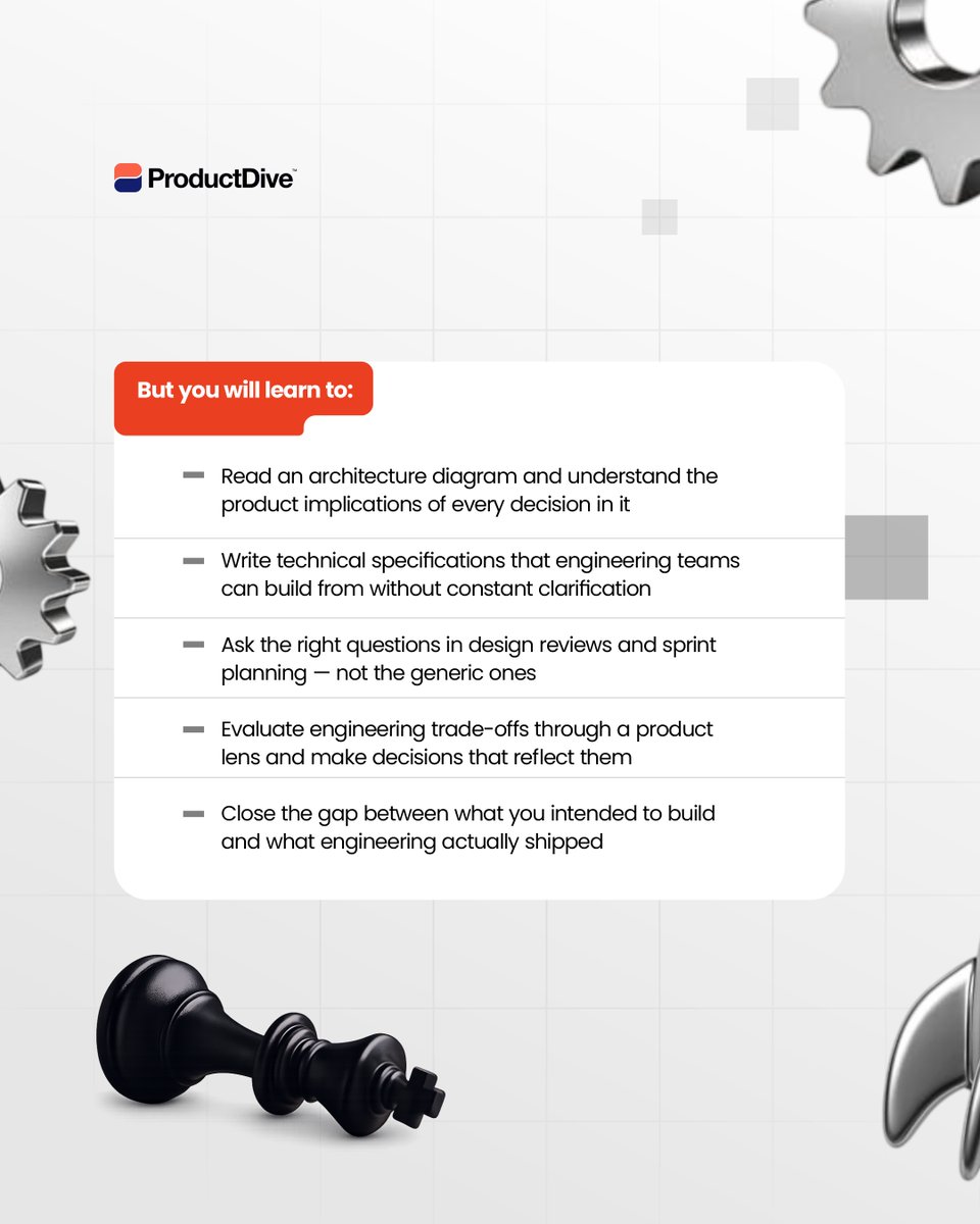 ProductDive's tweet photo. Does a Certified Technical Product Manager program mean you have to learn to code? Not quite. We broke down what it actually trains you to do 

New cohort opens enrollment for September at https://t.co/U3OsSwMsUJ https://t.co/AdkD8Vujxc