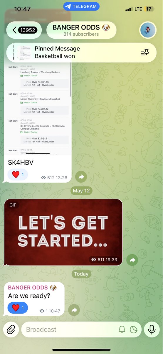 EstDabell's tweet photo. Back on telegram with full force 
SportyBet code for mega odds dropping soon 

https://t.co/46bV8oZg9p https://t.co/zgXACueqfh