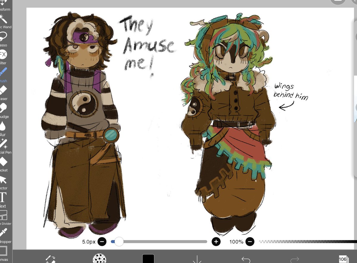 guttterspine's tweet photo. i am watching unstable universe from parrots pov rn i am about 20 hours in i really like odyssey duo so i doodled little designs yay!

#odysseyduo https://t.co/erPNBMqmWA
