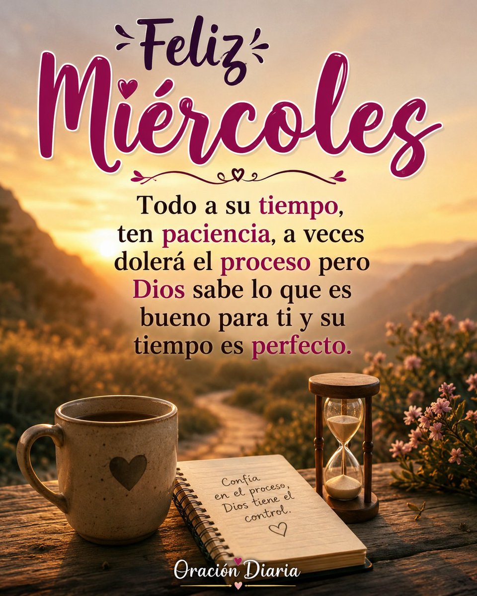 oracion_diaria's tweet photo. Feliz y bendecido Miércoles! 🙏🏻❤️ https://t.co/6y7daLsl6k