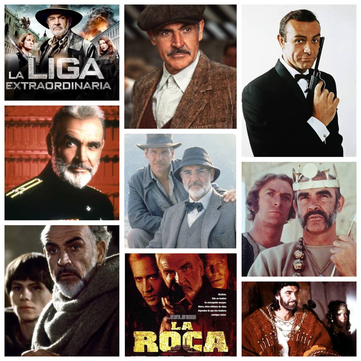 cinefueraDserie's tweet photo. Hoy hubiera cumplido 96 años Sean Connery
#seanconnery @007 #jamesbond #indianajones #lacazadeloctubrerojo #elnombredelarosa🌹 https://t.co/BHDN4MOULn