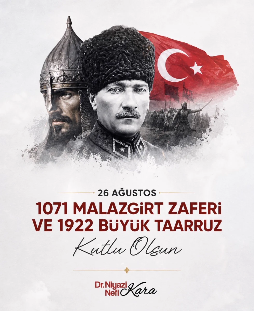Niyazi Nefi Kara on X: "1071 Malazgirt Zaferi ve 1922 Büyük Taarruz'un