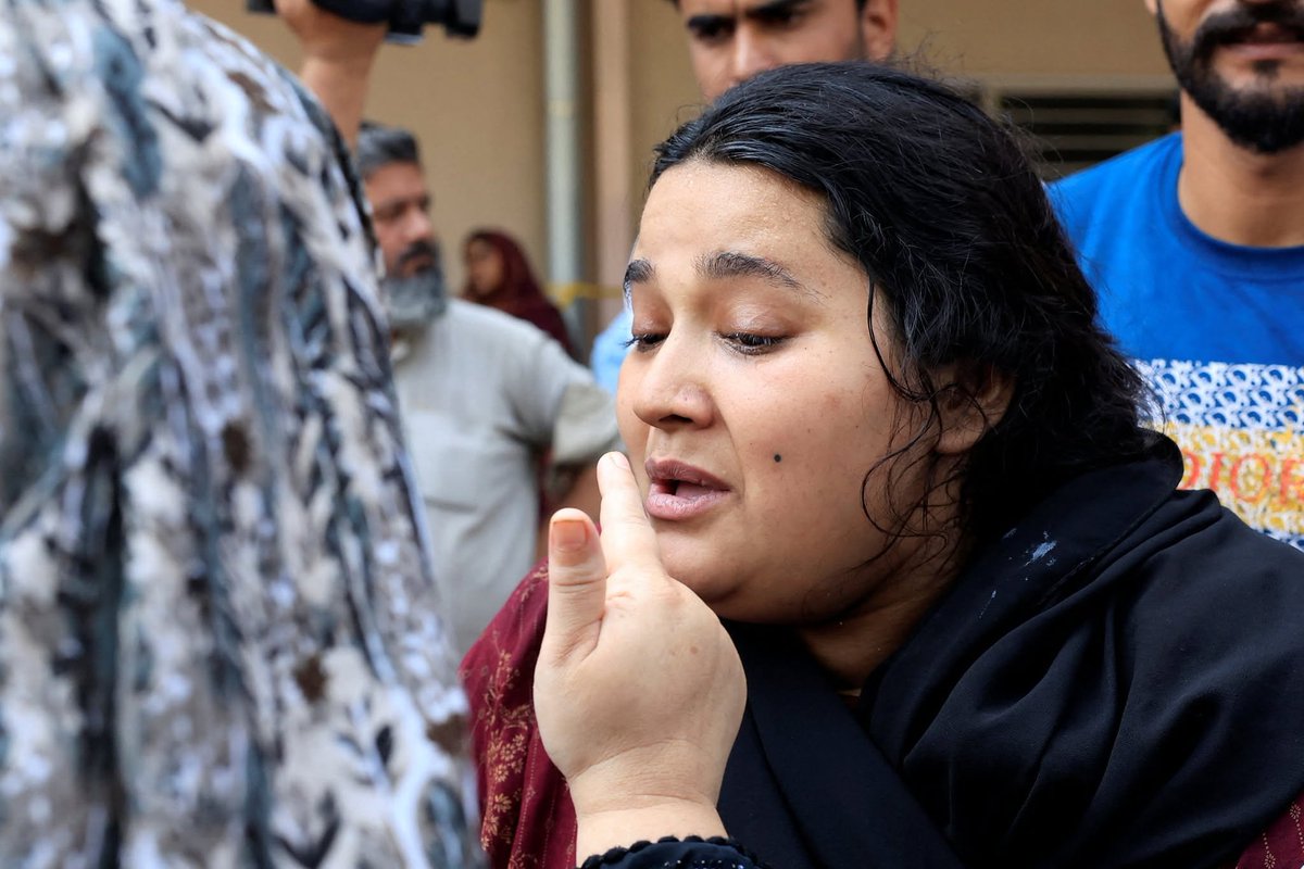 Muhamma26448425's tweet photo. تصاویر: پمز نرسری میں آتشزدگی کے واقعے میں 15 بچے جاں بحق ہو گئے۔

ڈی جی کیپٹل ایمرجنسی سروسز نے بچوں کے جاں بحق ہونے کی تصدیق کر دی ہے،ضلعی انتظامیہ کا کہنا ہے کہ پمز نرسری میں لگی آگ بجھا لی گئی ہے۔ 

بزریعہ رائٹرز https://t.co/PUfZDCPBfQ