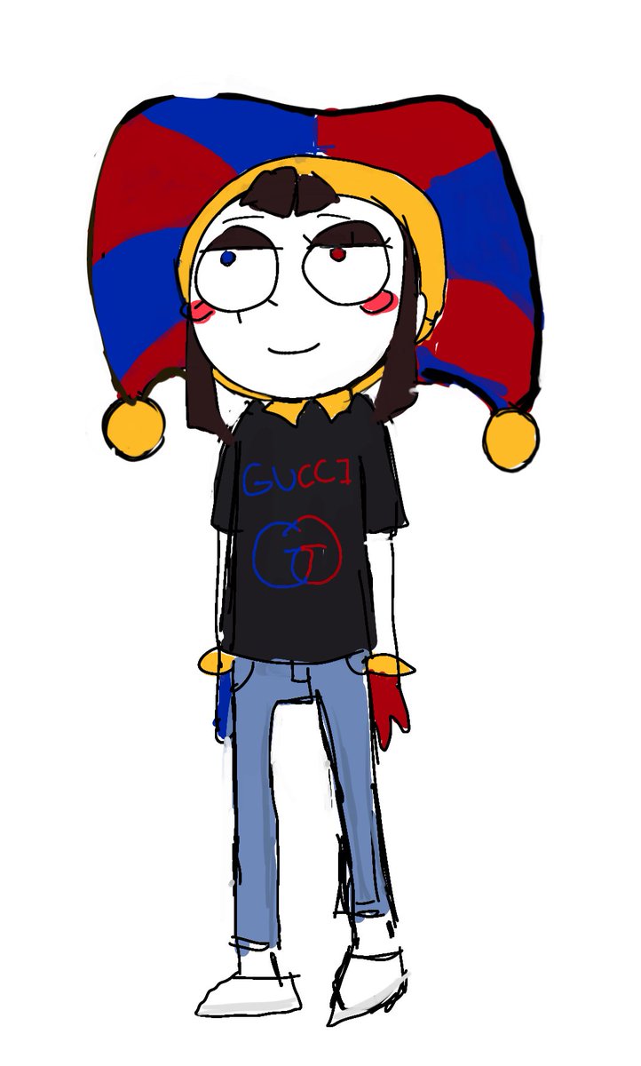 erzecaa's tweet photo. yeah #pomni #tadc #guccimorty https://t.co/cgYPIbXzTU