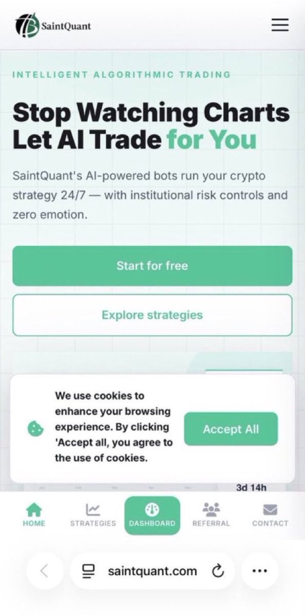 Recoverwithbrad's tweet photo. #SaintQuant #Cryptoscam #investmentfraud $SOL may involve high-risk financial operations where withdrawal difficulties, unexpected costs, and unclear oversight could expose users to potential financial loss. If affected, seek support promptly via DM. https://t.co/5mieBuVQqo