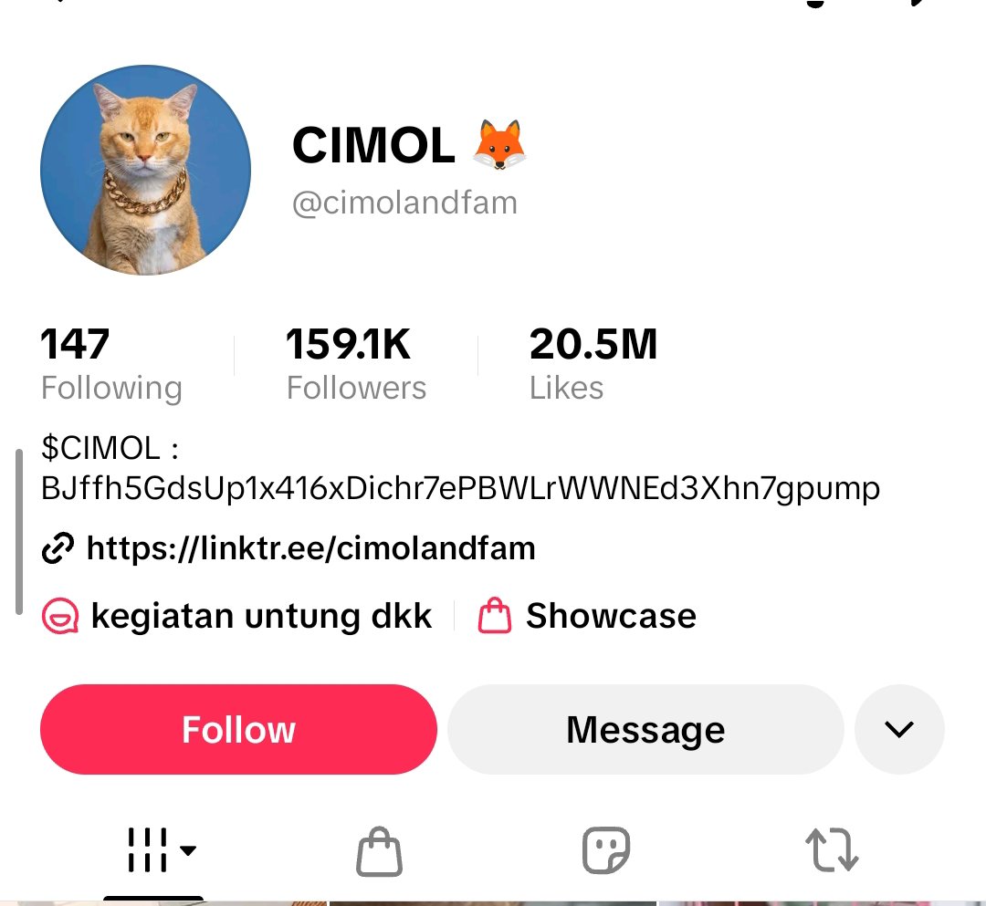 ngabcinot's tweet photo. Owner onboard ✅
Cat Meta ✅
Good Narrative ✅
Storng CT ✅ 

OWNER HAS POSTED CA ON INSTAGRAM AND TIKTOK BIO 👀

Check this out! https://t.co/6U3RJGl3ih