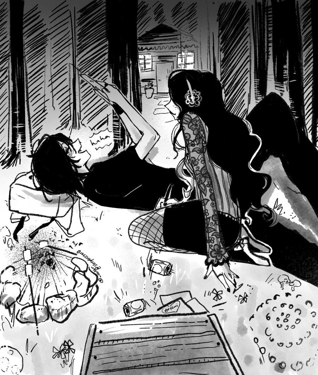_octbr's tweet photo. forest date 🌳 #oc #lumyn #wlw #gl https://t.co/yXscXcgrkz