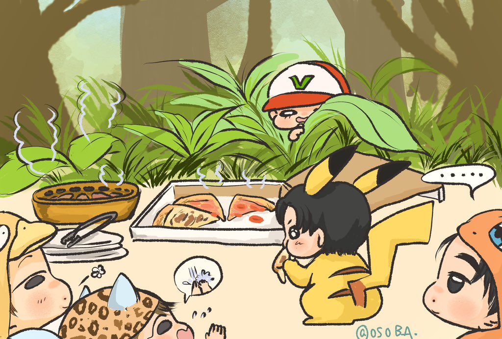 tetete_te_te_2's tweet photo. 「バンタン、ゲットだぜ！！」

#らくがき
#btsfanart https://t.co/VCbi9wwYUj