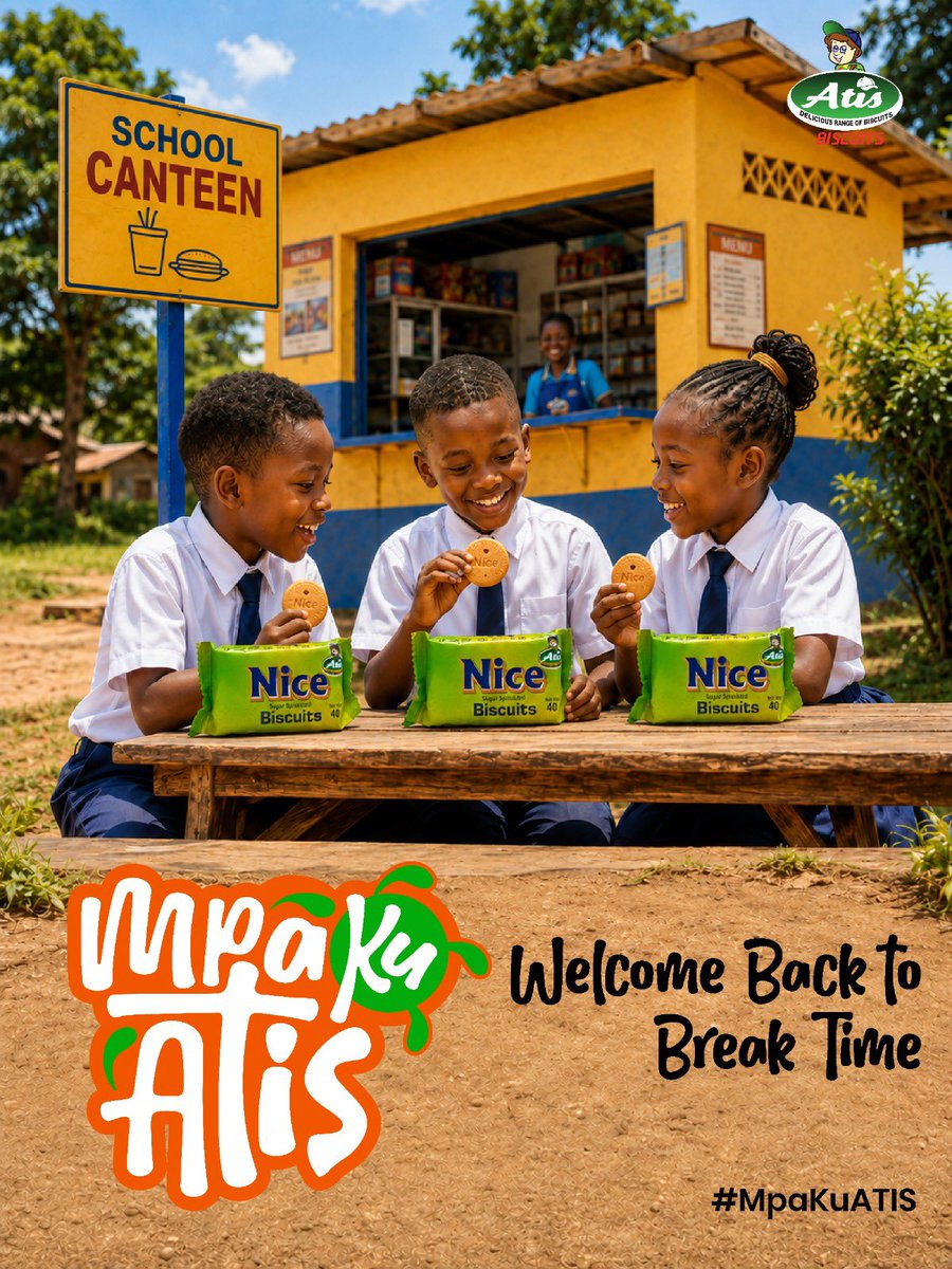 EstherBirungi22's tweet photo. School break just hits different with the perfect snack. 
A quick Atis,a little catch-up with your friends &amp; you’re ready for the rest of the day. 

#MpaKuAtis #AtisBiscuits https://t.co/nlEaVGo1b6