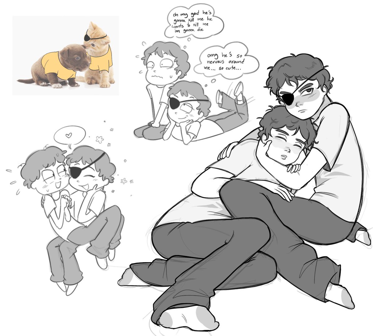 polkatini's tweet photo. #mortycest doodles bc I succumbed to the slop #RickandMorty https://t.co/1H5CRPJ0xJ