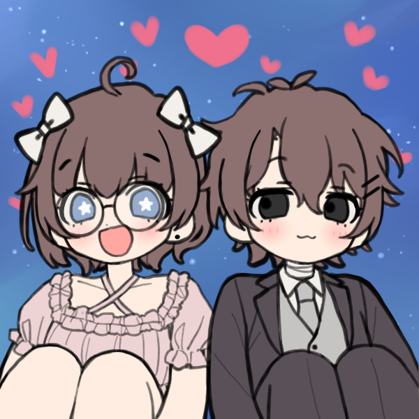 bee_buzzz_buzz's tweet photo. bro why does any picrew I make of me and my yume make us look like siblings 😭 I literally just look like a gender bent version of dazai but with blue eyes 😔  
LIKE WE LOOK LIKE TWINS https://t.co/zDBebxmbxj
