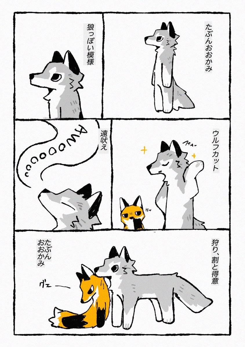 yamakikei_'s tweet photo. たぶんおおかみ
#たぶんきつねの生態 https://t.co/S7zRRMURMP