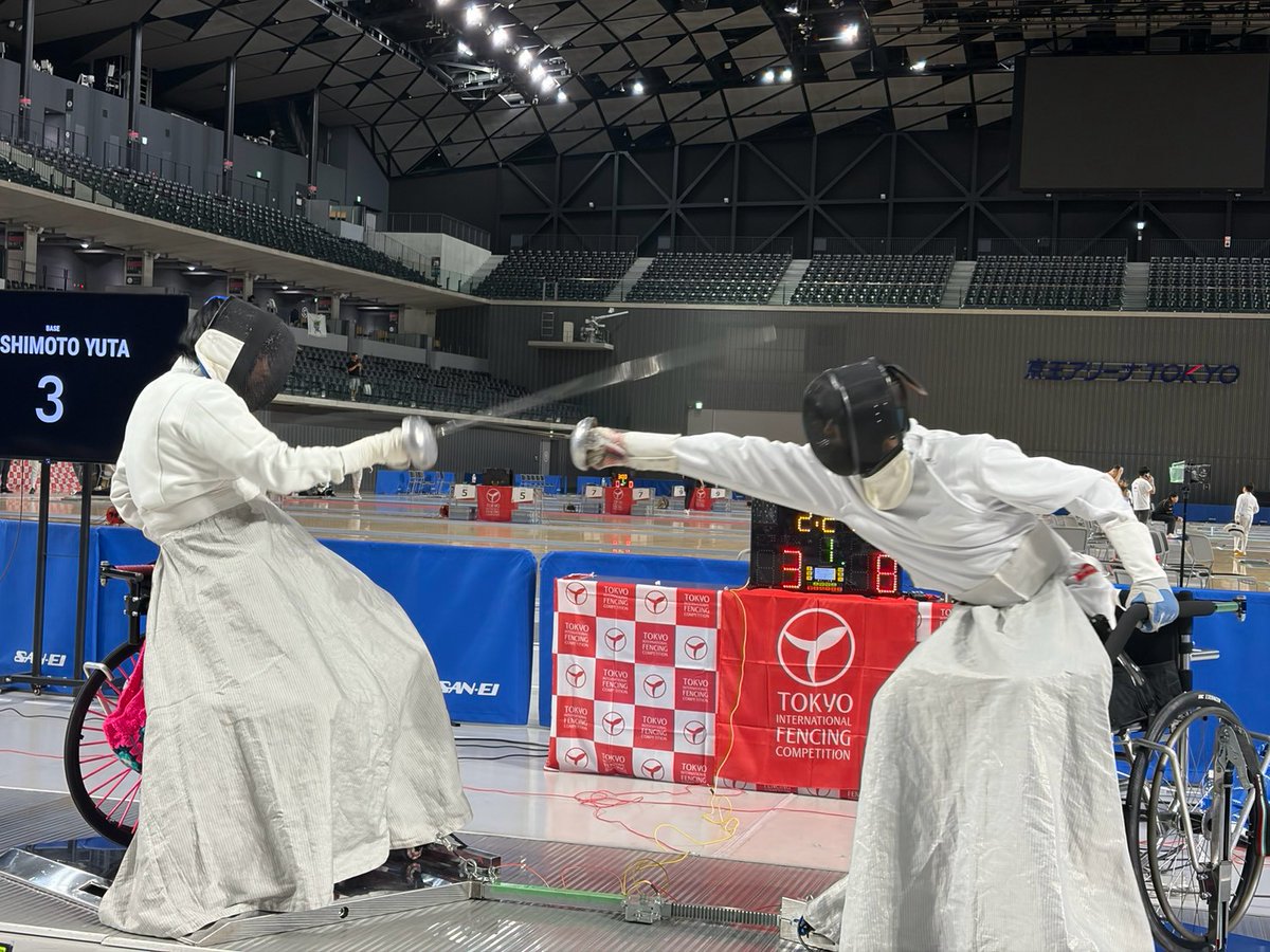 jparafencing's tweet photo. 東京国際フェンシング大会（8月17〜20日）を開催いたしました。ユース・ベテラン・パラの3カテゴリーが同会場で行われ、多様な選手が競い合う大会となりました。
主なパラ競技の結果は協会HPよりご覧ください👇 https://t.co/0MYhbihJ5z
2027年大会に向けて、普及と競技力向上に努めてまいります。 https://t.co/h4Q5TNzOMh