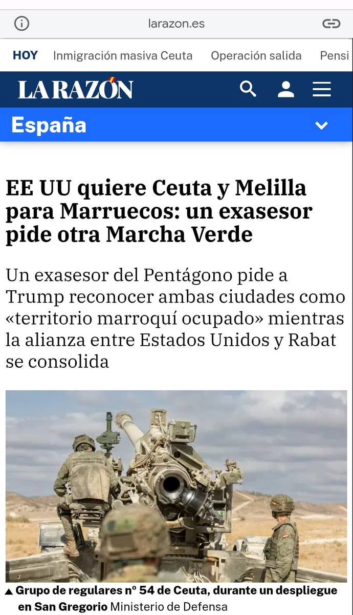 Jjosema2's tweet photo. @Santi_ABASCAL Santiago, eres un traidor a nuestra patria. Tu amo Trump diciendo que Ceuta y Melilla pertenece a Marruecos y tú criticas a Sánchez.

¿Te faltan huevos para defender Ceuta y Melilla ante Trump?

¿Cuando un comunicado publico tuyo condenando las declaraciones de EEUU? https://t.co/holwnxJAeF