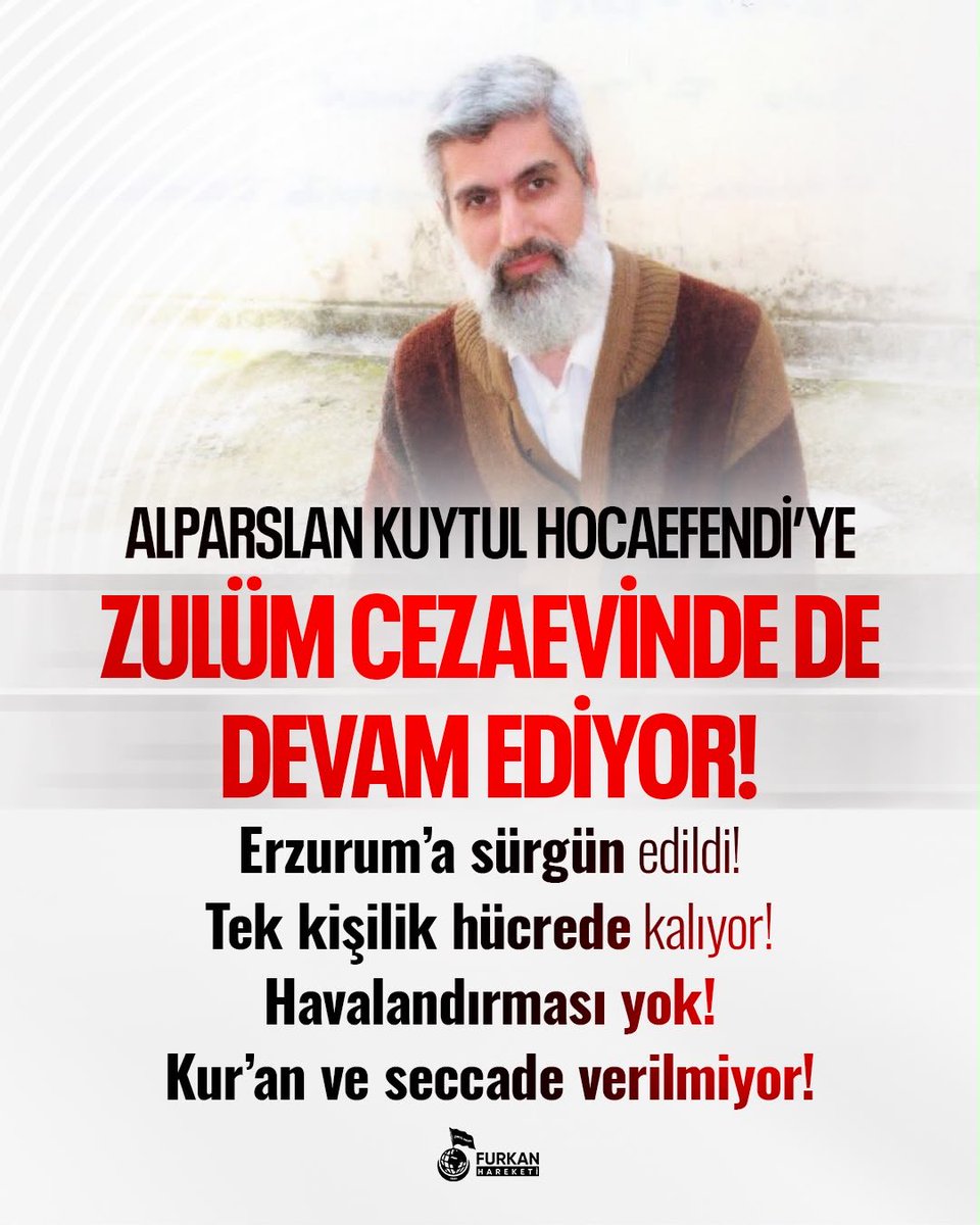 yasehadet's tweet photo. Lanet olsun zulmünüze!

Cezaevinde İşkence
FurkanaZulüm DevamEdiyor
AlparslanKuytulu SerbestBırakın
SemraKuytulu SerbestBırakın https://t.co/1XwKDhBFff