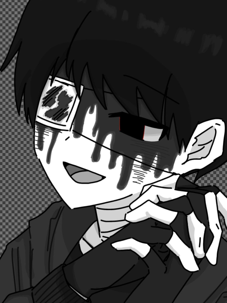 neru_0302_'s tweet photo. #ドムドムチーチー 
目に赤入れたけどあんまり見えなかったので載せる https://t.co/uMGClLRSls