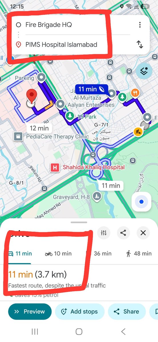 muhammadir67622's tweet photo. @ImranRiaz__Fan The Fire Brigade Headquarters is only an 11-minute drive from PIMS Hospital, yet the fire brigade still took 1 to 2 hours to arrive. https://t.co/cZm3vt6I1U