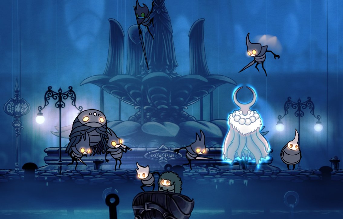 THE_SOUL_MASTER's tweet photo. [the sentries spot the moth.. The soul scholar gasping in surprise as the sentries moved in!] https://t.co/IBt7wURgjt