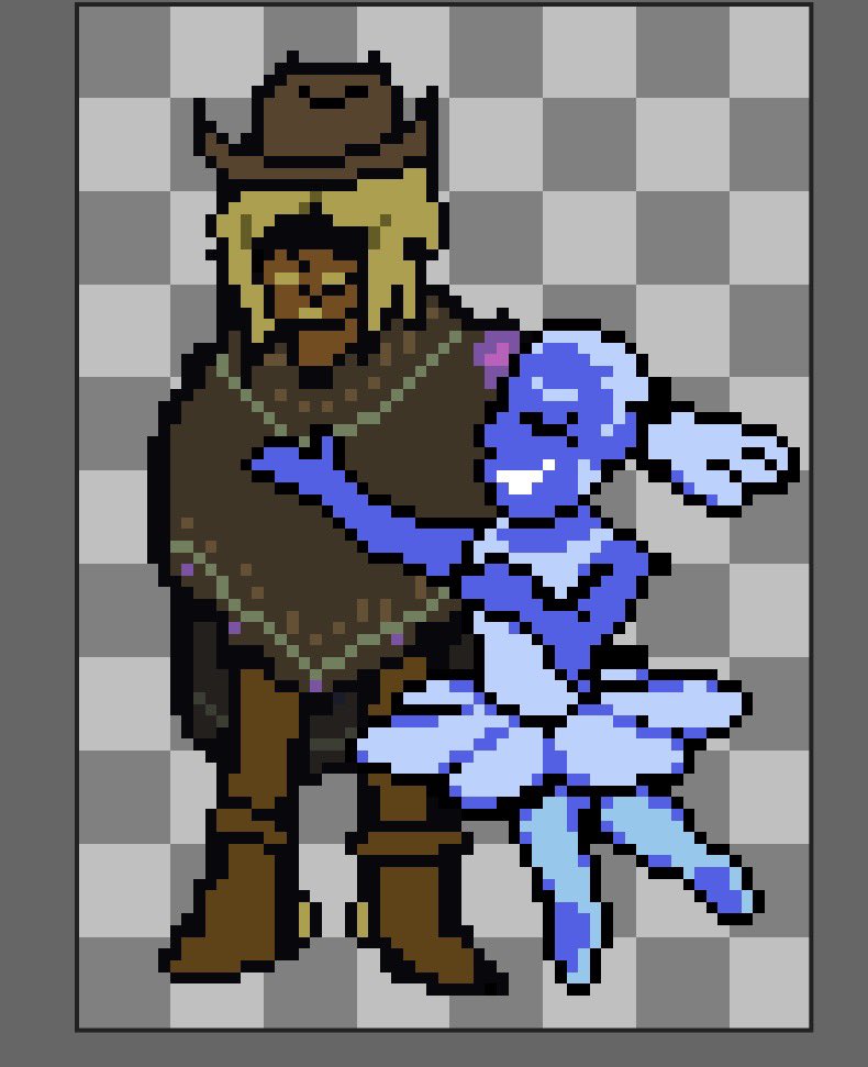 xshadow_demon's tweet photo. My yumesona for my blue yumeship,, his name will prolly be scotch and he's based off the scotch thistle,, Also never let me do pixel art again😭😭 #deltaruneㅤㅤㅤ (also he looks very similar to yellow on purpose) https://t.co/oLuHxxW5TF