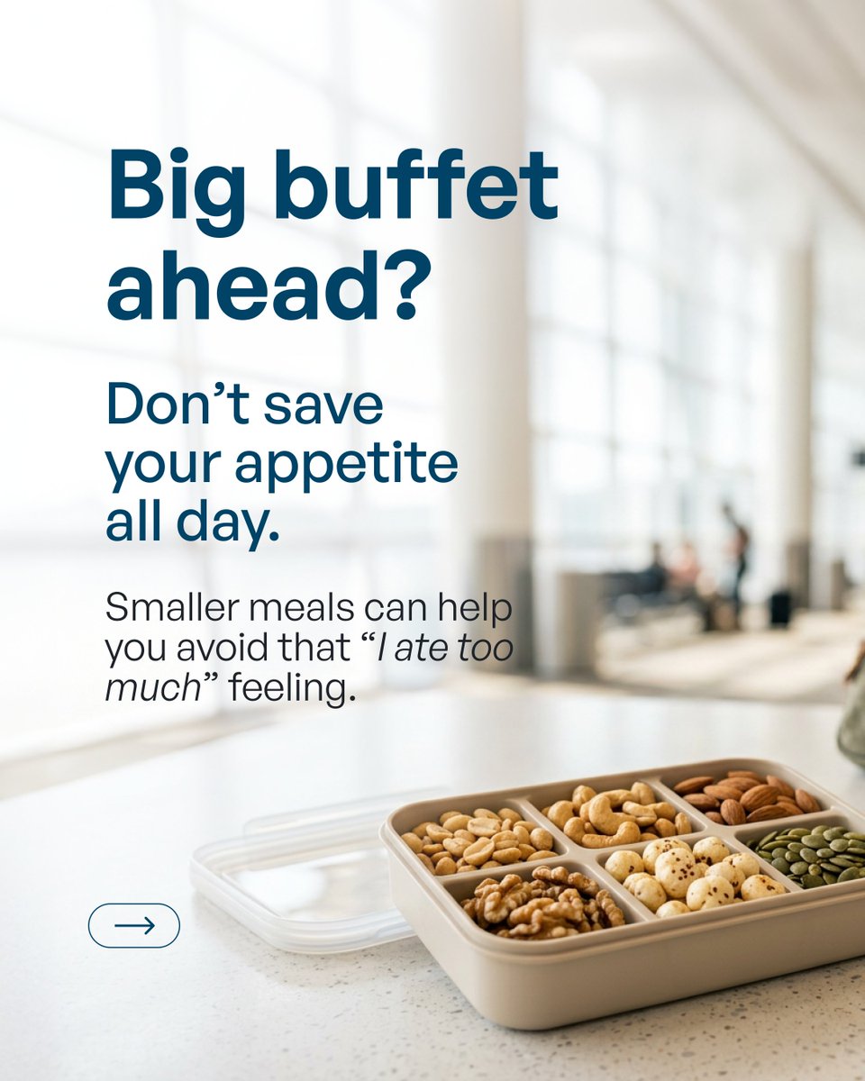 MetaGOhealth's tweet photo. Travelling while on GLP-1? ✈️ Your routine may change, but taking care of your body doesn’t have to.

A little planning can help you stay comfortable, consistent, and on track throughout your journey. Swipe through for 4 simple things to keep in mind. 💙

Save this post for your next trip!

#GLP1 #GLP1Journey #WeightLoss #HealthyEating #MetabolicHealth