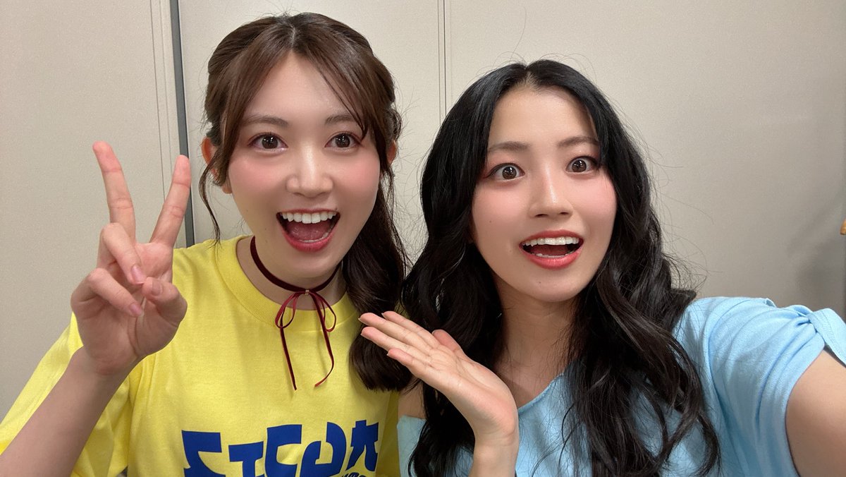 Riku_muni's tweet photo. 川崎さん💛
うるはさん💛
若松さん🩵
平井さん🩵
可愛いですし一緒にいるだけで癒されます❤️
盛れ！ミ・アモーレでは川崎さんに沢山助けてもらいました😭
一緒に出た先輩皆さんの力を借りて当日頑張れました😭 https://t.co/8Sl9npkuIz