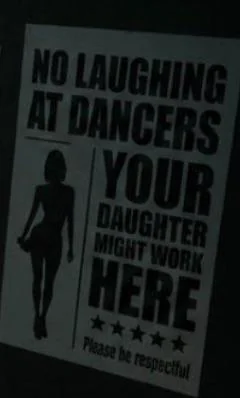 GTA_VI_6_'s tweet photo. It’s good to see Rockstar still hasn’t lost its sense of humor. 😭

This was one of the posters seen inside the strip club in the latest GTA 6 leak. https://t.co/SO3KdXNVsE