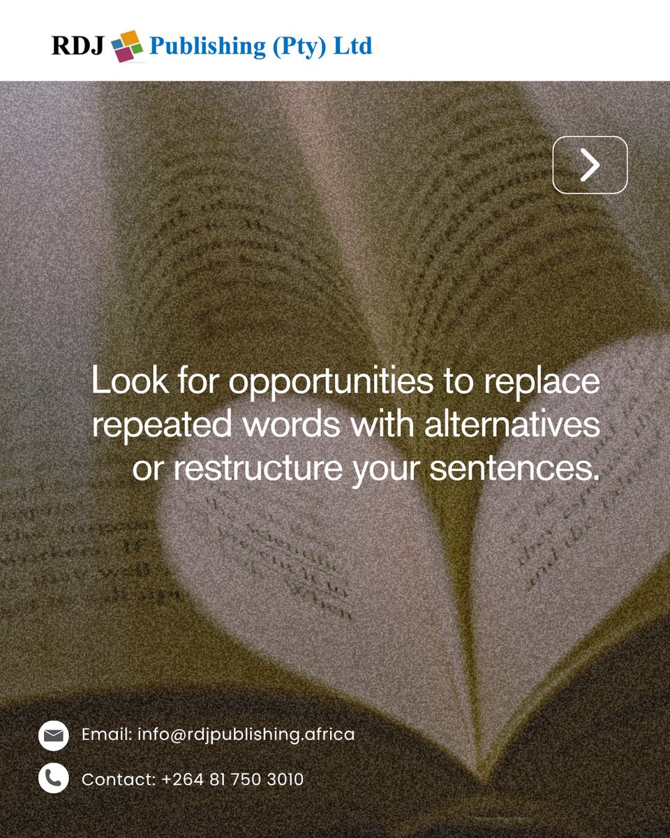 RDJPublishing's tweet photo. Writers Wednesday!
Every great writer started with a single sentence. Here are a few tips to help you strengthen your writing.
Happy Writers Wednesday!
#WritingTips #ContentWriting #CreativeWriting #Storytelling #Journalism #Communication
@RDJConsult @rdj_group https://t.co/2ziBAlYXdE