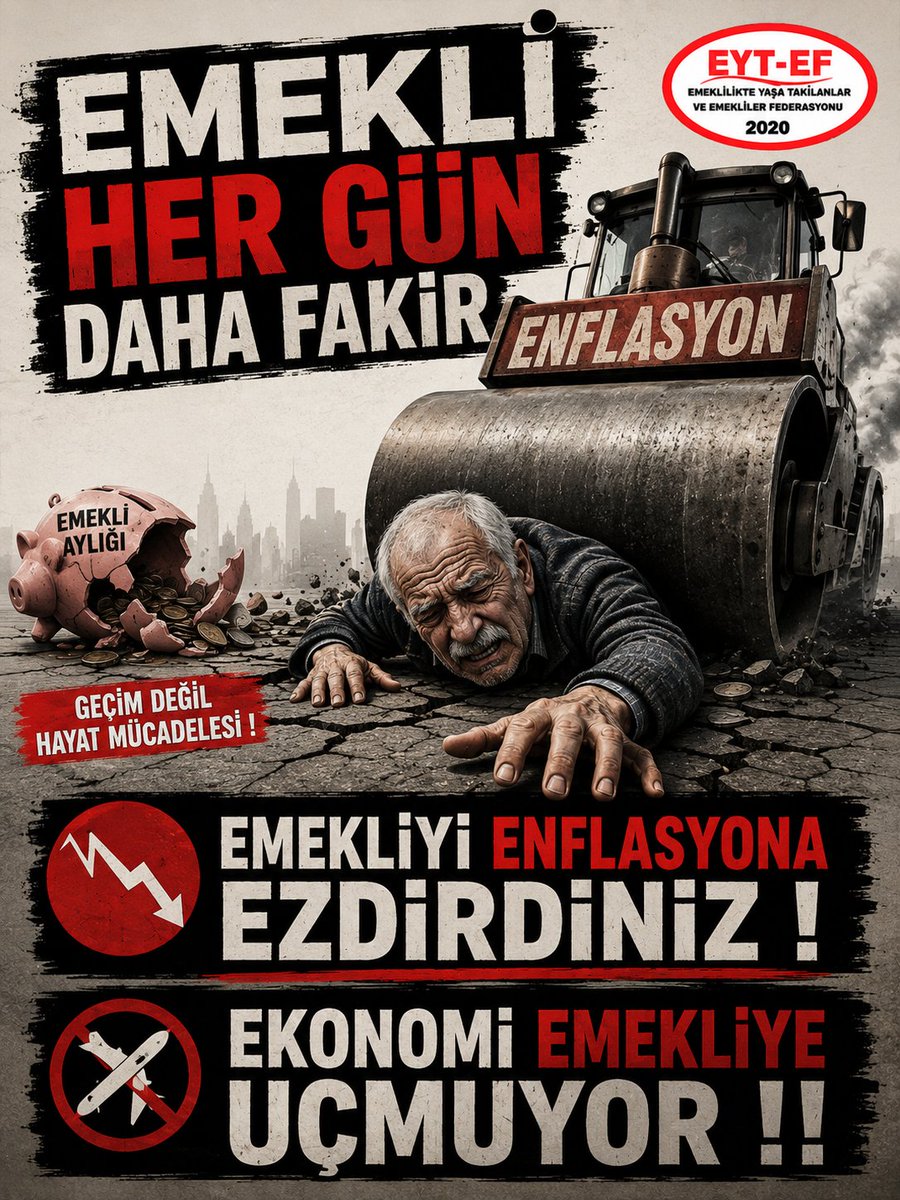 galacticos0258's tweet photo. TÜİK Masal Anlatıyor,
Mutfak Gerçeği Haykırıyor:
Emekliyi Enflasyona Ezdirenler Sandıkta Yanıtını Alacak!
@RTErdogan @dbdevletbahceli
@avabdullahguler @_cevdetyilmaz
@isikhanvedat @Akparti
#5000KısmiErtelenemez
#EmekliHerGünDahaFakir https://t.co/NbcAWpJ0bk