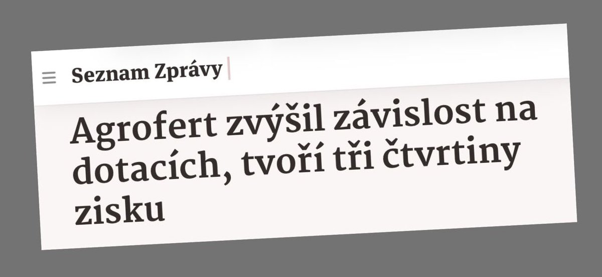 makupka's tweet photo. Andreji Babišovi už je líp. Není divu. Když Agrofert loni získal na dotacích 1,7 miliardy, tedy skoro tři čtvrtiny svého zisku, člověk skoro začne mít pochopení, proč dělá nejrůznější právnické kejkle se svěřenskými fondy, aby tenhle proud peněz nevyschl.

Ostatně celé působení Andreje v Babiše v politice je jen projekt o dvou cílech: aby si ošetřil svůj byznys a aby ho nezavřeli.