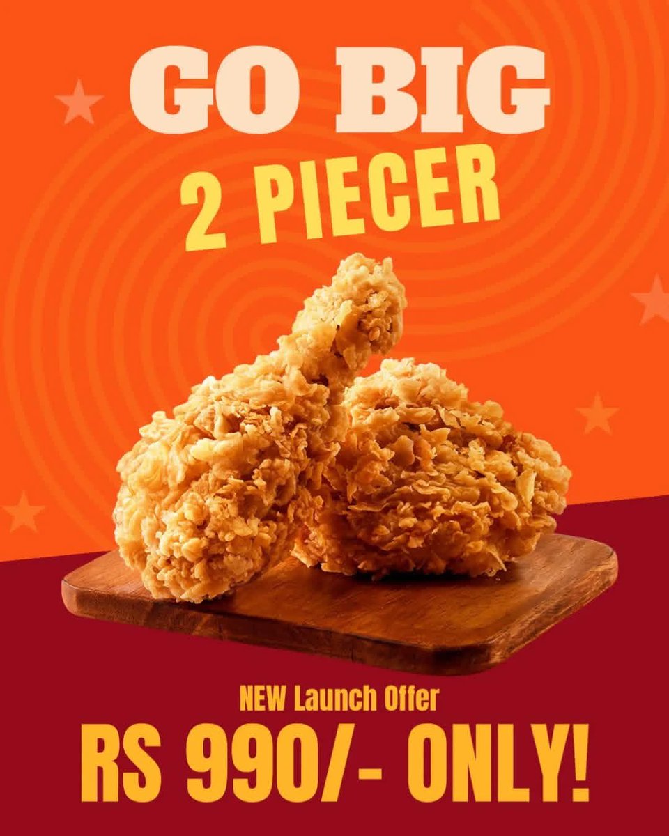 crispycoLK's tweet photo. 🔥 GO BIG with CrispyCo! 🍗
Sink your teeth into our BIG thigh + BIG drumstick — golden, juicy, &amp; fried to perfection.
💥 2 PIECER DEAL
💸 Only Rs. 990/-
📲 Order now via Call or WhatsApp: 072 999 4445
📍 CrispyCo, Hill Food Square, Dehiwala
#CrispyChicken https://t.co/m2vjuXRClv