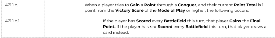 BenedekBiczo's tweet photo. @Minh_Wins @OGorczowski They are right, you still have to score both battlefields, even on your opponent's turn, to score the winning point. https://t.co/TVOnXwTK4O