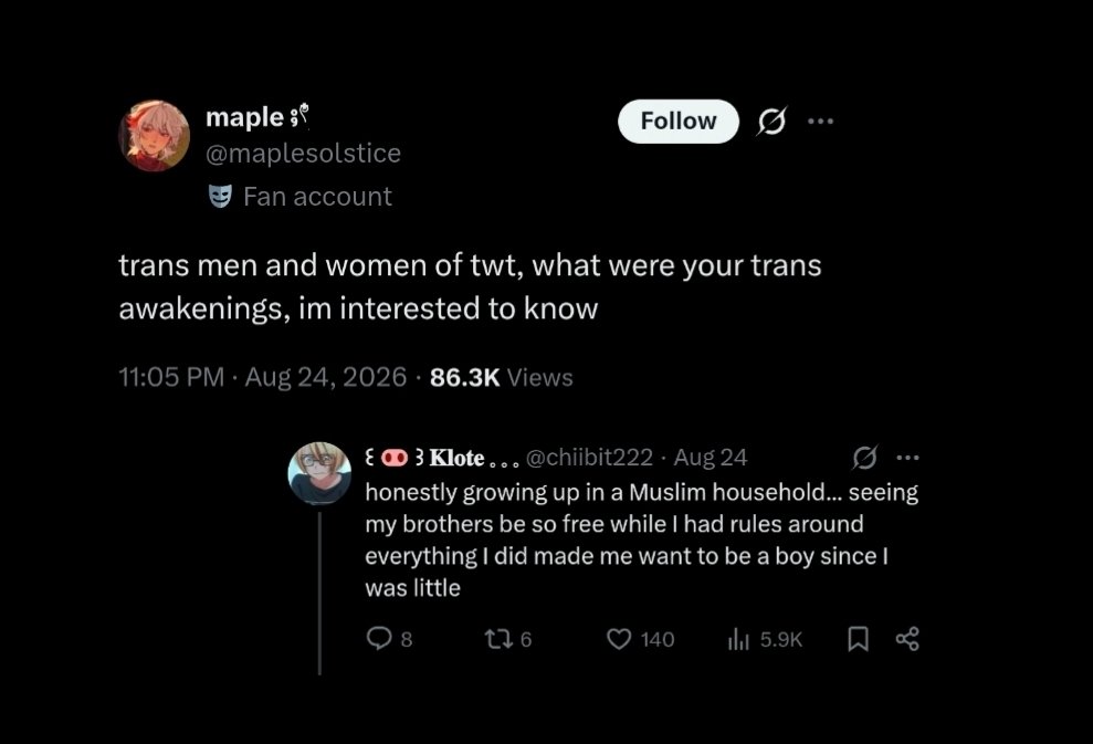 radical_jam_'s tweet photo. Wtf did I just read 💀💀💀

So you wanted to be a boy because boys had more freedom? That's not being trans, that's being a rational observer of patriarchy.  When TERFs want to free girls, you want to escape being one. That's not progress, that's literally surrender.... https://t.co/CZKa2M9I4f