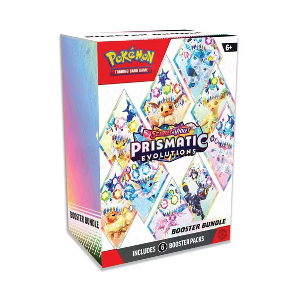PokemonRestocks's tweet photo. Prismatic Evolutions Booster Bundle is up at Target!

➡️ https://t.co/fVaZ2CveYH

#PokemonTCG #ad https://t.co/QeDQVWZyLW