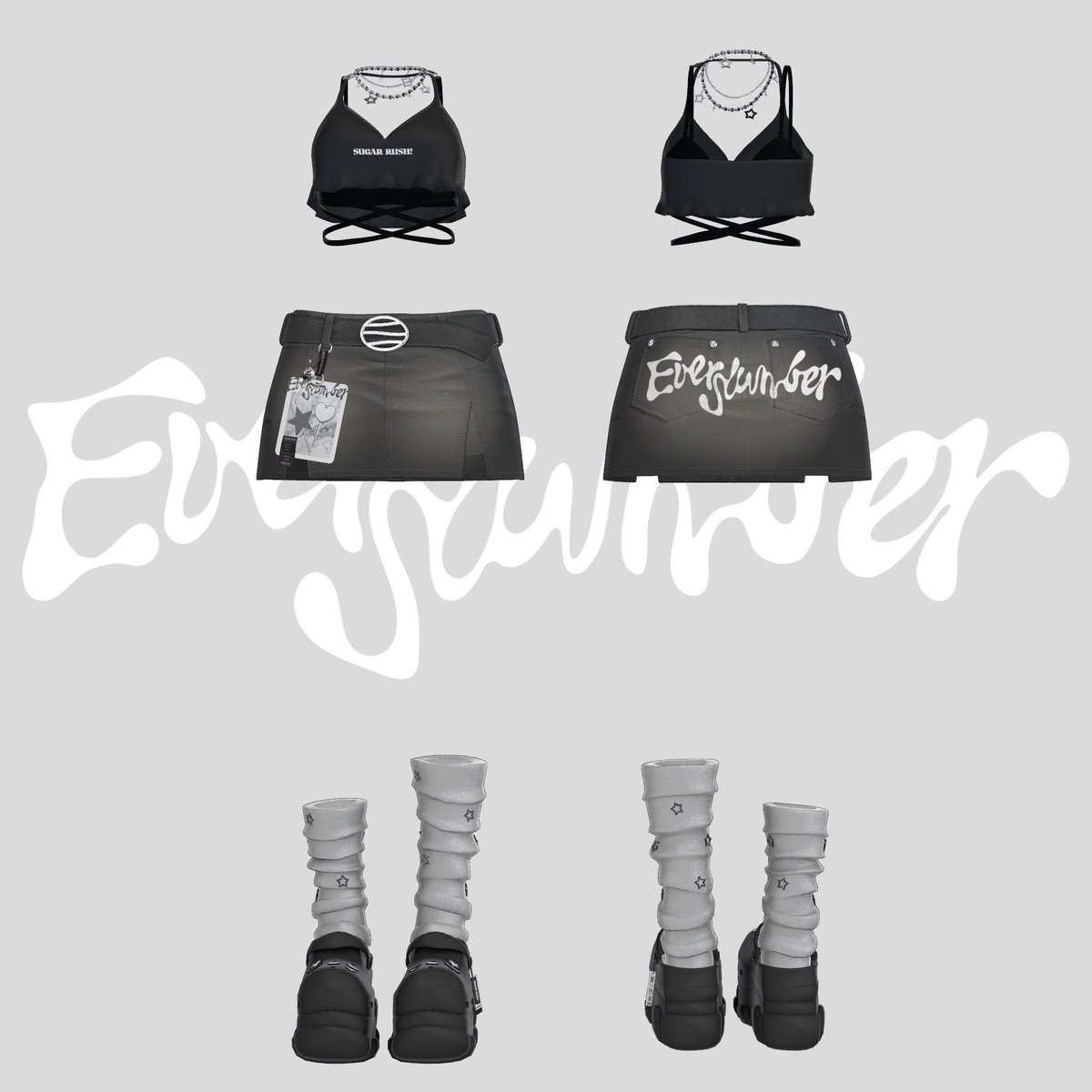EverSlumber_'s tweet photo. 【📢商品ページ公開🍭】

Sugar Rushの商品ページを先行公開しました🍬
販売開始は8/28の18時～を予定しています⏰

前回のカラバリのツイートが好評だったので、
今回は別のカラバリもご紹介します🌊

商品ページは↓に🔗 https://t.co/21lnfMoWrz