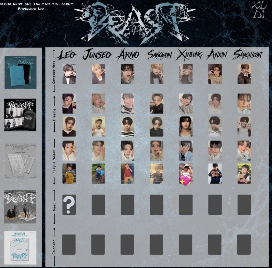 phoo_miru_ware's tweet photo. ALD1 トレカ 交換 UNBREAKABLE : 少年BEAST タワレコ HMV

譲：画像1.2枚目
ジュンソ リオ アルノ アンシン サンヒョン

求：画像3.4枚目 
シンロン💖激求

同異種問わず検討します！
キーホルダー⇔トレカも可能！

郵送or都内手渡し希望！
お気軽にお声掛けください！
よろしくお願いします！ https://t.co/s2lsdq3DRz