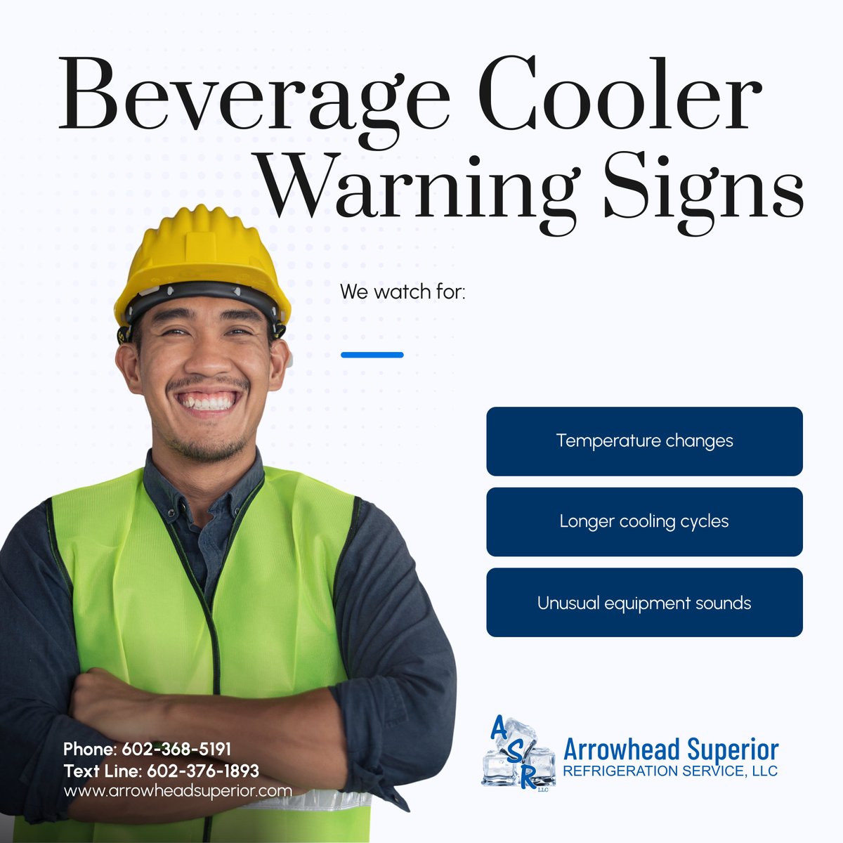 ASR_ASB2008's tweet photo. We know small changes in a beverage cooler can be easy to overlook when the day gets busy. 🥤❄️
#PeoriaAZ #CommercialRefrigerationServices #BeverageCooler #CoolingService #Refrigeration https://t.co/MFYMS85JlB