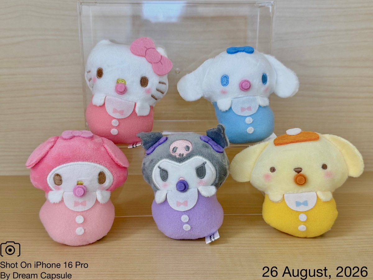 dreamcapsuleCEO's tweet photo. 🌟新入荷ガチャ商品プレゼントCP🌟

バブみ溢れる姿にキュンとする🍼
「サンリオキャラクターズ ベビーおくるみマスコット」

フォロー&amp;RP(RT)していただいた方の中から抽選で2名様に全5種セットをプレゼント🎁
ドリカプへの入荷日とキャンペーン詳細は↓

#ドリームカプセル #ガチャ専門店 https://t.co/Ks31ToJdeb