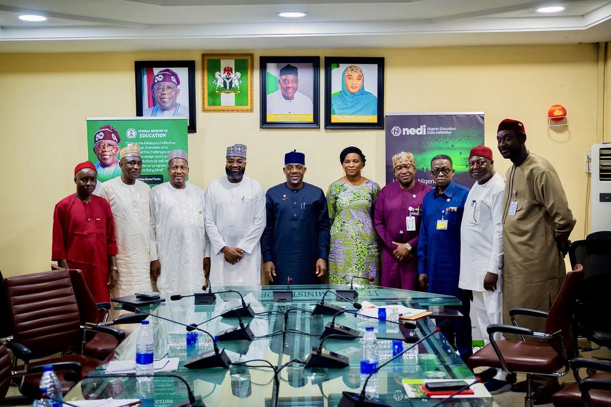 DrTunjiAlausa's tweet photo. Turning research into real-world solutions, businesses and jobs.

This week, I met with Vice-Chancellors representing all six geopolitical zones and their senior university officials, alongside the Executive Vice Chairman/CEO of NASENI, Mr. Khalil Suleiman Halilu 

Our discussions focused on strengthening collaboration between our universities and NASENI, including through the proposed NASENI Campus, to create a stronger pathway from academic research to commercialisation.

Nigeria has a vast pool of researchers, lecturers and students developing promising innovations, but our research cannot end with academic publications and prototypes. We must create pathways for our researchers to patent their inventions, develop market-ready products, attract investment and build viable companies,

The proposed NASENI Campus will help bridge this gap by connecting researchers to advanced laboratories, prototyping facilities, industry and investment, taking promising ideas from the laboratory to the marketplace.

I thank Mr. Khalil Suleiman Halilu and the NASENI team, as well as the Vice-Chancellors from ABU Zaria, UNIZIK Awka, UNIABUJA, FUTA, UniPort, UNIMAID, and BUK, Kano  for their commitment to building a strong public-private partnership that connects academia, government and industry, and turns Nigerian research into tangible economic opportunities.

Under President Bola Ahmed Tinubu, GCFR’s Renewed Hope Agenda and our Nigeria Education Sector Renewal Initiative (NESRI), we are repositioning our tertiary institutions as engines of research, innovation and enterprise.

As we work towards a $1 trillion economy, Nigeria’s knowledge and innovation must translate into products, businesses, jobs and sustainable prosperity. This is how we move from a resource-based economy to a knowledge-based economy.