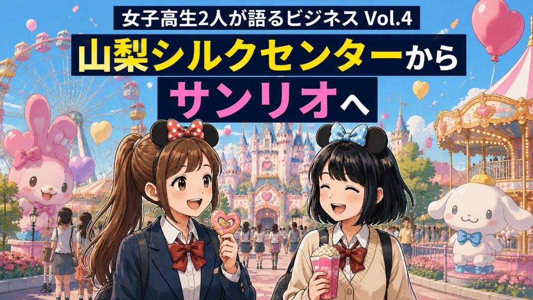 BizWave2026's tweet photo. 【📢 BizWave 新着記事】

「サンリオって、最初からキャラクターの会社だったの？」

実はその原点は、
山梨県の特産品を販売する「山梨シルクセンター」。
しかも創業直後には、資本金100万円に対して500万円の不渡りという倒産危機も──。

そこから、

✅路上販売で学んだ「小売」の価値
✅商品にデザインを加える「付加価値戦略」
✅ギフト・出版事業への進出
✅市場の反応からヒットを見極める商品開発

を経て、現在につながるビジネスモデルを築いていきます。
女子高生2人の会話で読み解く、サンリオの知られざる創業史。
経営や新規事業のヒントも詰まった一本です。

🔽記事はこちら
https://t.co/Rdxv3OmBp6
・
#BizWave #サンリオ #企業研究 #経営戦略 #新規事業 #マーケティング #商品開発 #経営