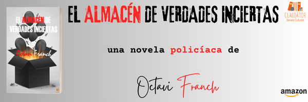 OctaviFranch's tweet photo. EL ALMACÉN DE VERDADES INCIERTAS es una novela policíaca del afamado autor de best sellers internacionales OCTAVI FRANCH #octavifranch #elalmacéndeverdadesinciertas #novela #policíaco #thriller #almacéndepruebas #comisaría #investigación #casossinresolver #misterio #intriga https://t.co/SGT6qsqPAl