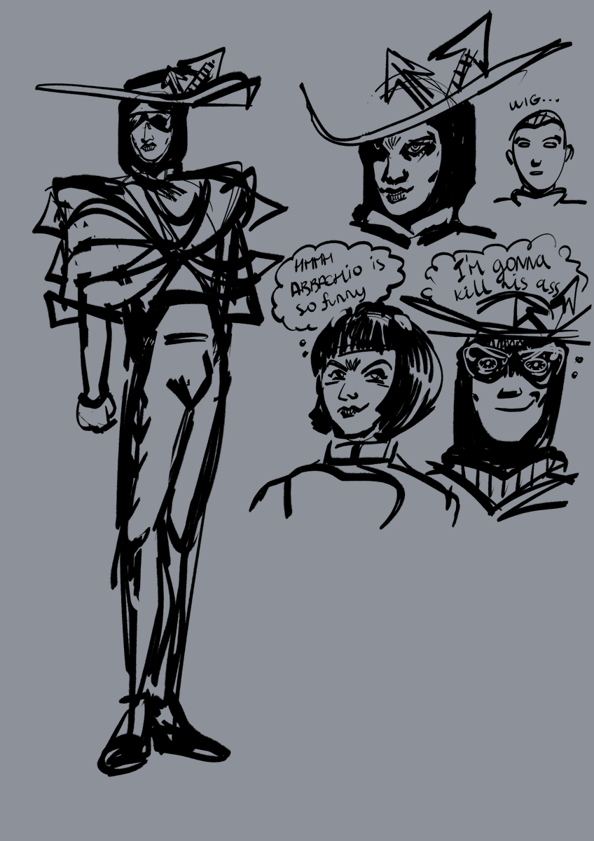 ulypoison's tweet photo. Workshopping my jojo ocs... Meet Espresso from p5 and Chakakhan from p2 and p3 https://t.co/Iu6rAmTxIV