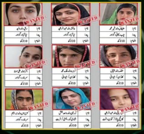 Breaking: Balochistan Issues Posters for 9 Most-Wanted Women Linked to Unrest