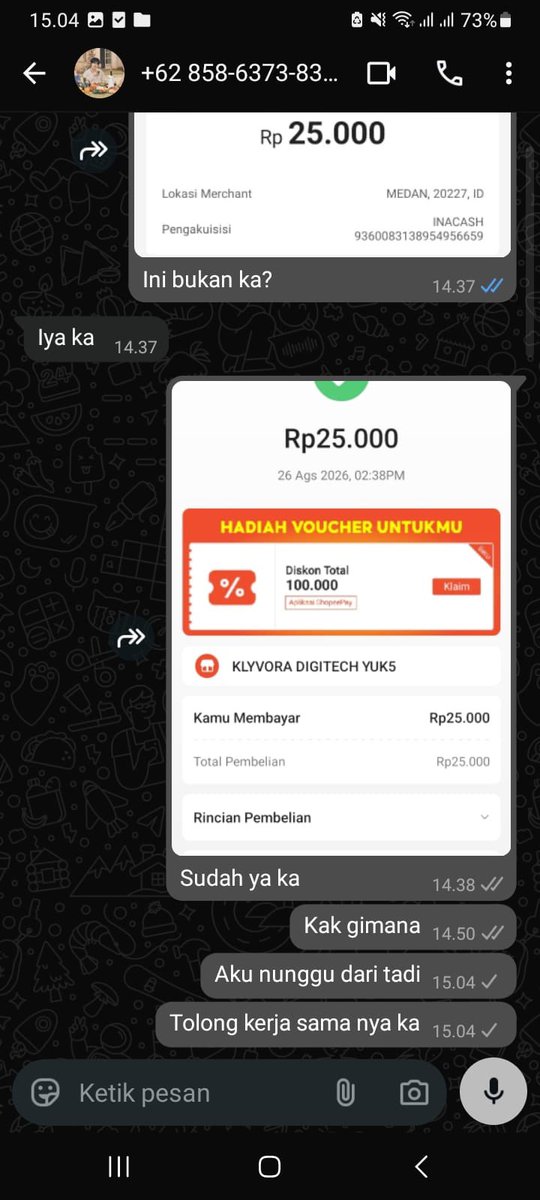 nephophilez's tweet photo. Hati-hati BA scam, makan deh tu uang haram. 

@miqracles 
https://t.co/8j30r4vCGW 

#zonaba #zonauang #zonajajan https://t.co/APceSIR4Im