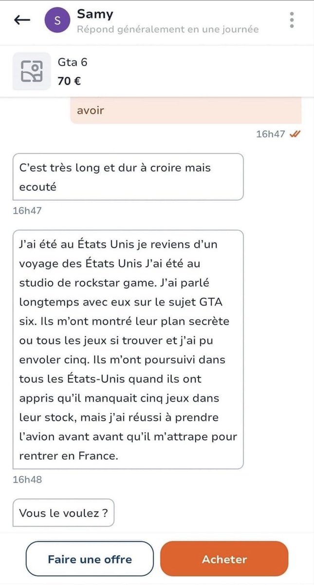 LeGratteurBarge's tweet photo. Le mec c'est invité une vie 😂 https://t.co/vAaEbGAQUy