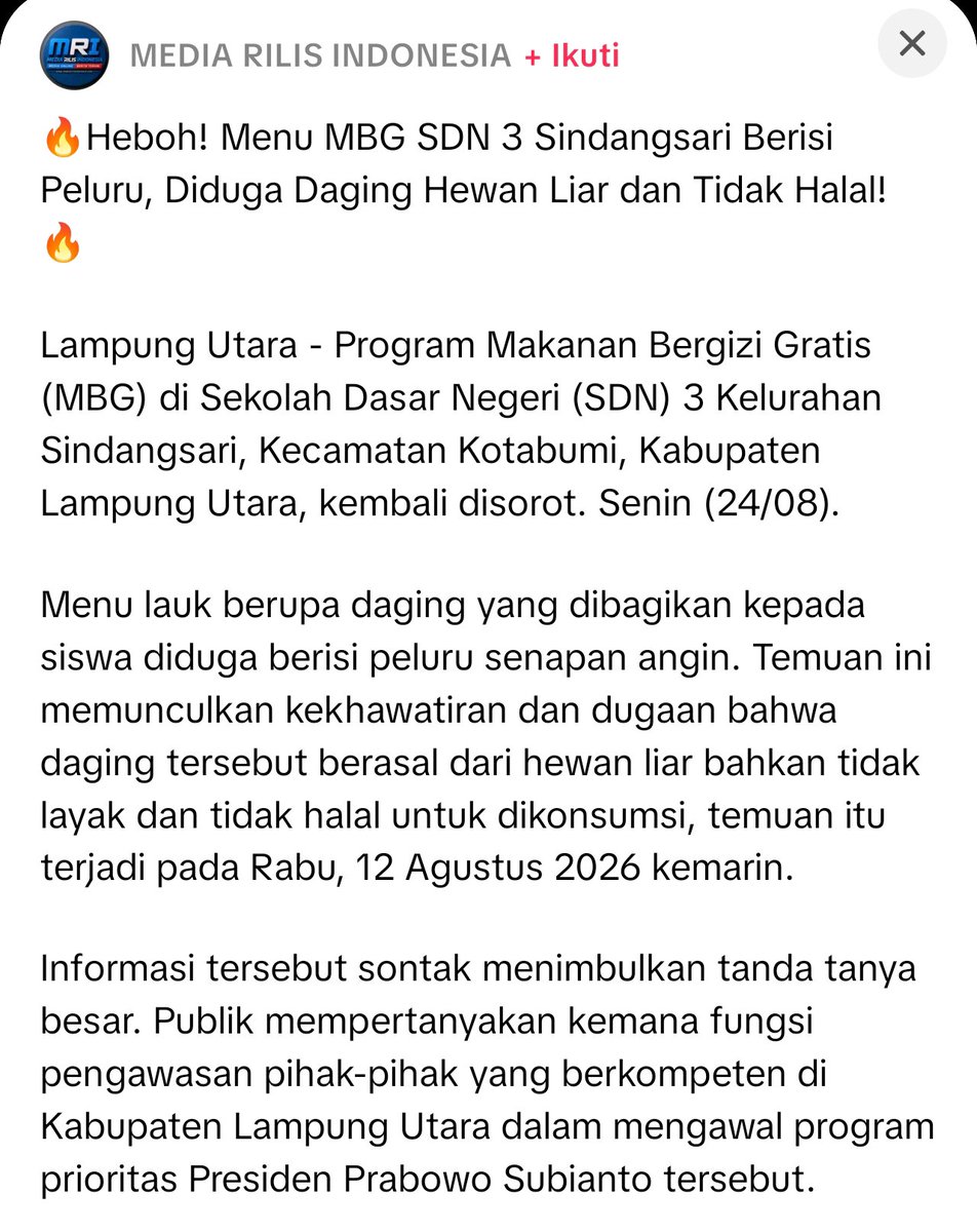 menuembegejelek's tweet photo. Sumber dan detail kabar: https://t.co/weJh5Z7m2N